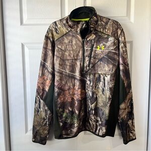 Under Armour Realtree Scent Control 1/4 Zip Pullover Jacket Size Large